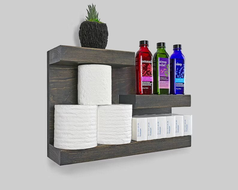 Bathroom Wall Decor Floating Shelf