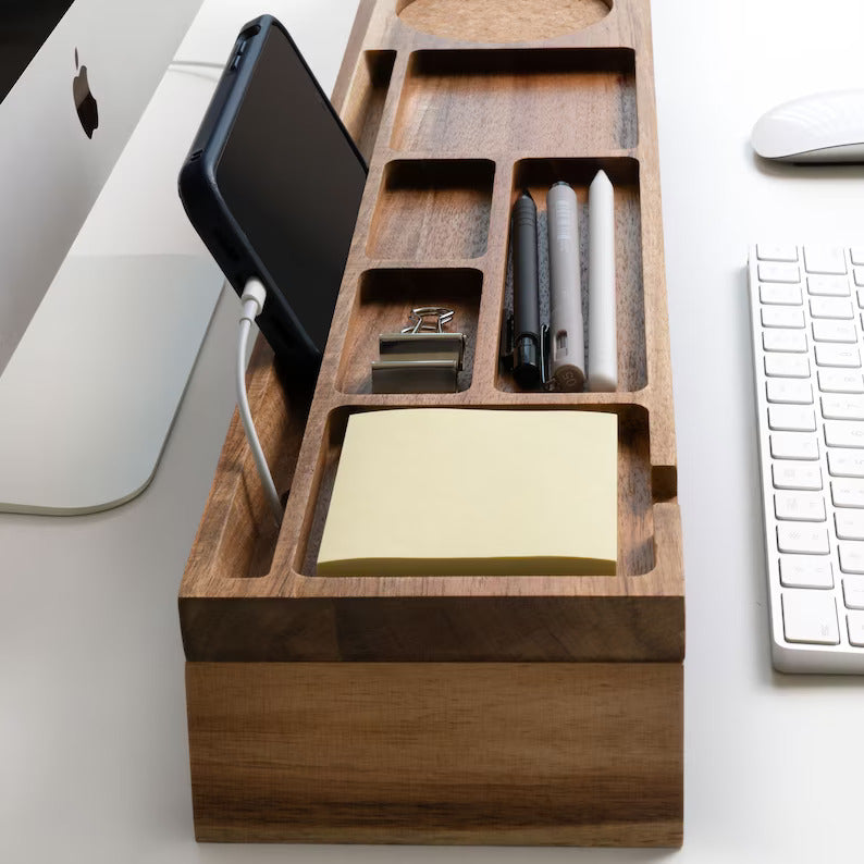 Wood Desk Organizer